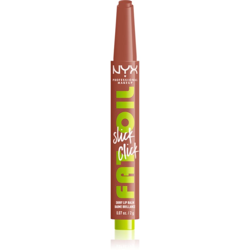NYX Professional Makeup Fat Oil Slick Click balsam de buze colorat culoare Verified 2 g
