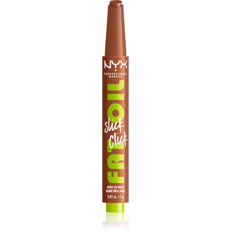 NYX Professional Makeup Fat Oil Slick Click balsam de buze colorat culoare Feedworthy 2 g
