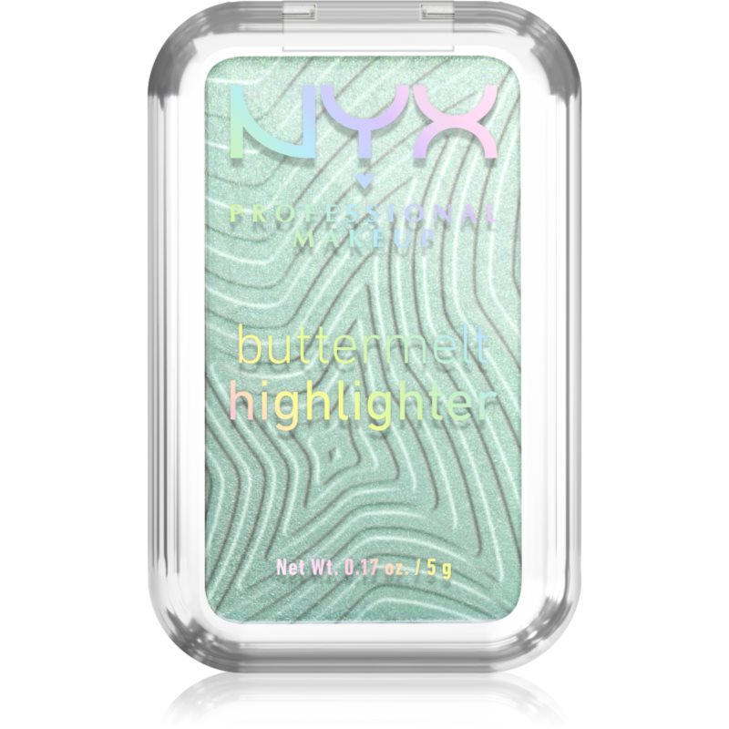 NYX Professional Makeup Buttermelt Highlighter iluminator culoare Butta Mint 5 g