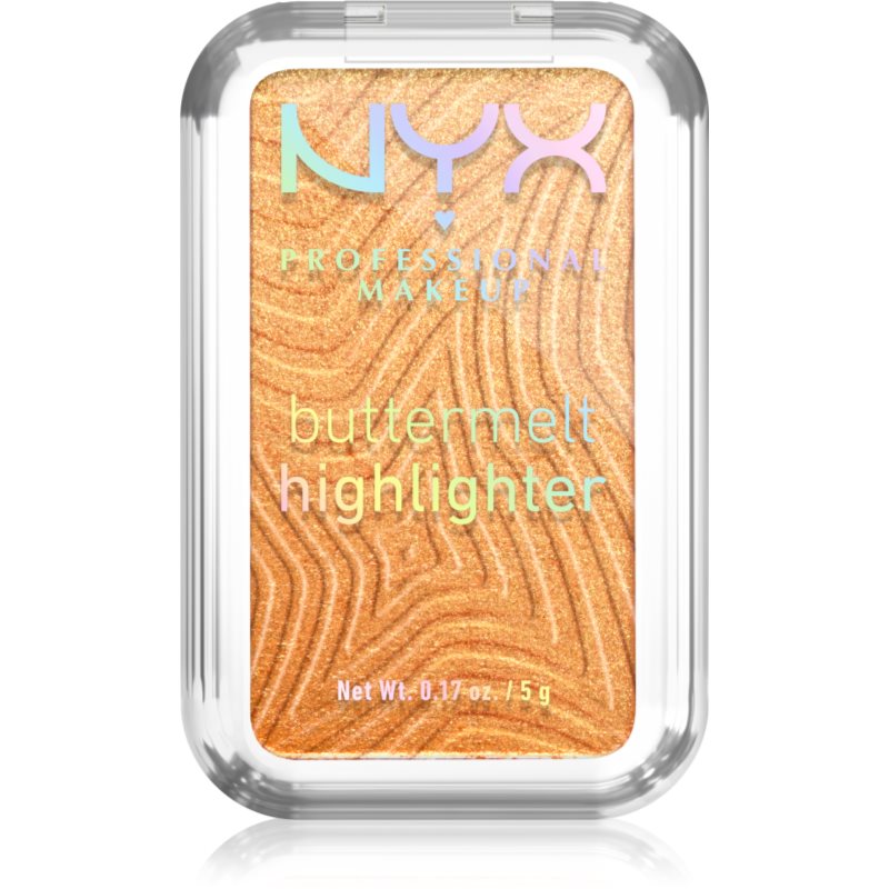 NYX Professional Makeup Buttermelt Highlighter iluminator culoare Butta Bling 5 g