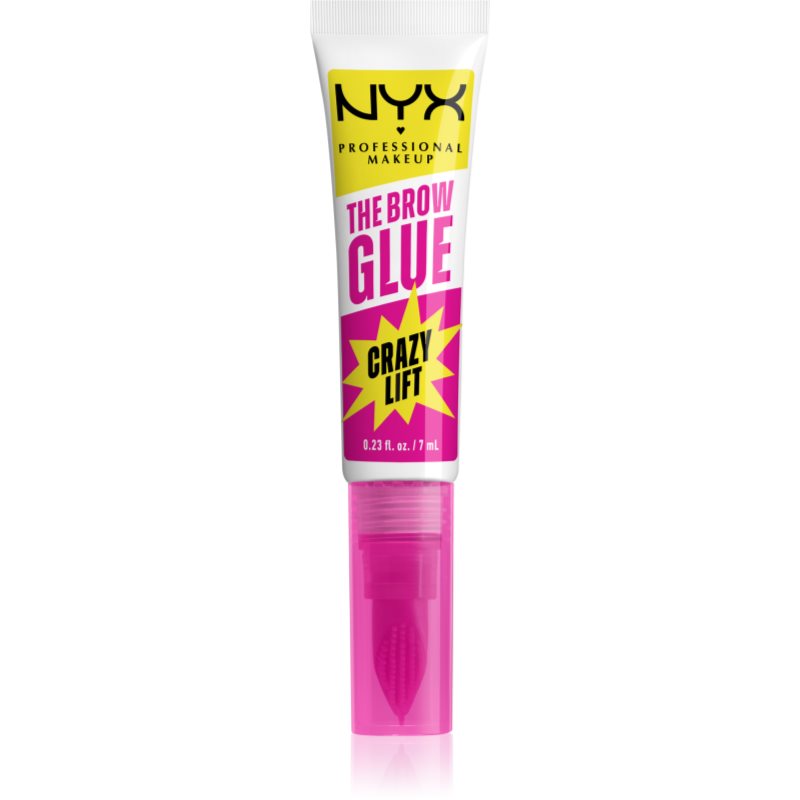 NYX Professional Makeup The Brow Glue Crazy Lift gel de sprancene de lungă durată 7 ml