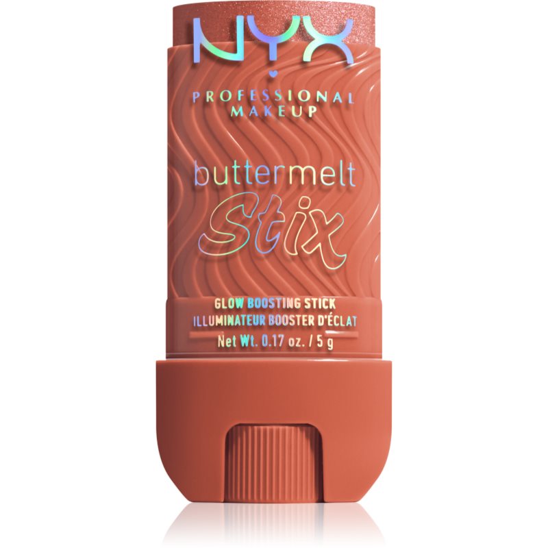 NYX Professional Makeup Buttermelt Glow Stix Stick Strălucire culoare 07 That's On Melt 5 g