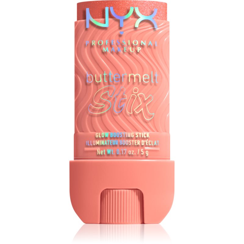NYX Professional Makeup Buttermelt Glow Stix Stick Strălucire culoare 09 Melt Down 5 g