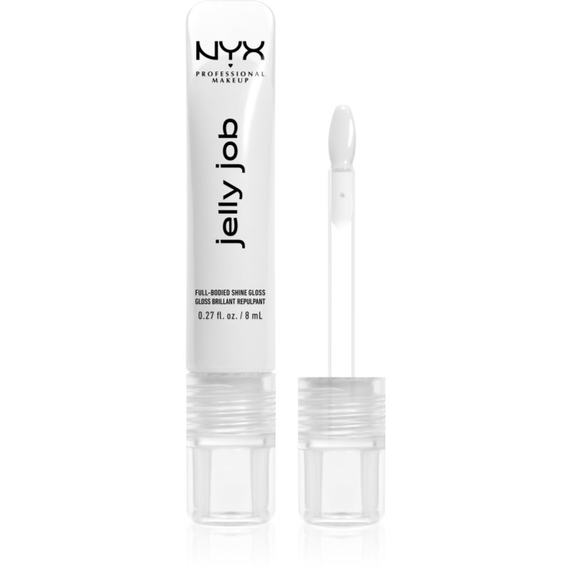 NYX Professional Makeup Jelly Job leuchtender Lippenglanz mit vergrößerndem Effekt Farbton Just Jelly 7.5 ml