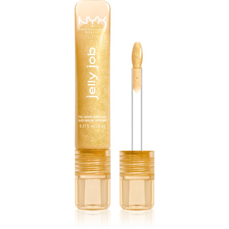 NYX Professional Makeup Jelly Job luciu de buze stralucitor cu efect de crestere culoare Glow Job 7.5 ml