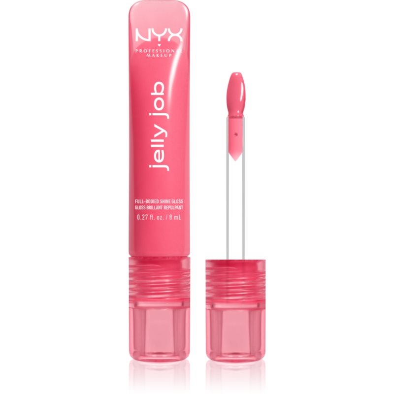 NYX Professional Makeup Jelly Job luciu de buze stralucitor cu efect de crestere culoare Jelly Blushin 7.5 ml
