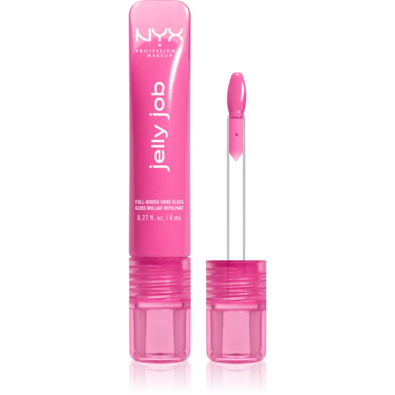 NYX Professional Makeup Jelly Job luciu de buze stralucitor cu efect de crestere culoare Jelly Icing 7.5 ml