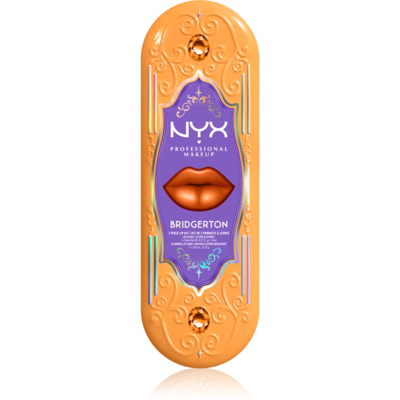 NYX Professional Makeup Bridgerton Royal Treasures set îngrijire buze culoare 06 2 buc