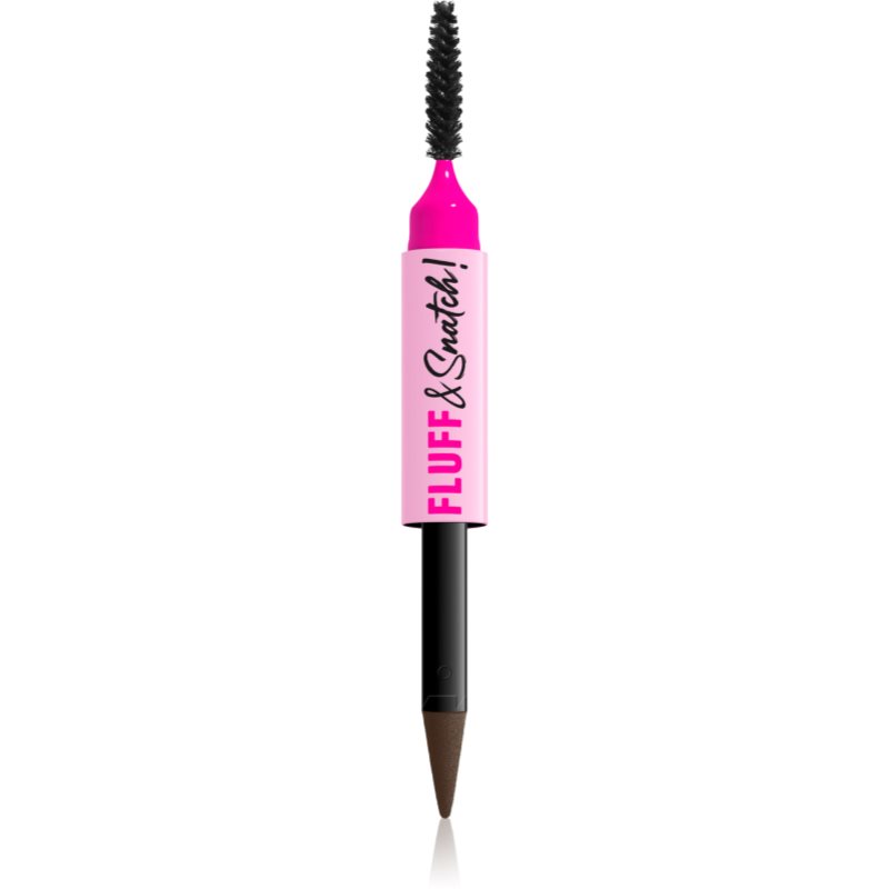 NYX Professional Makeup Fluff & Snatch creion pentru sprancene cu efect de pulbere culoare Espresso 1 g