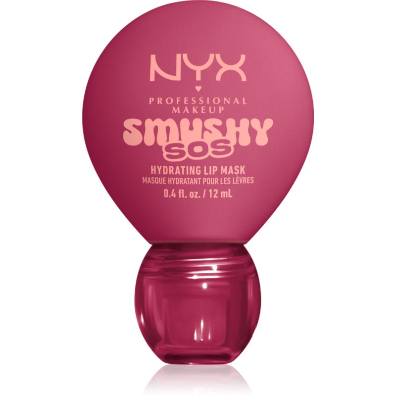 NYX Professional Makeup Smushy SOS mască hidratantă pentru buze culoare 06 Rose Recharge 12 ml