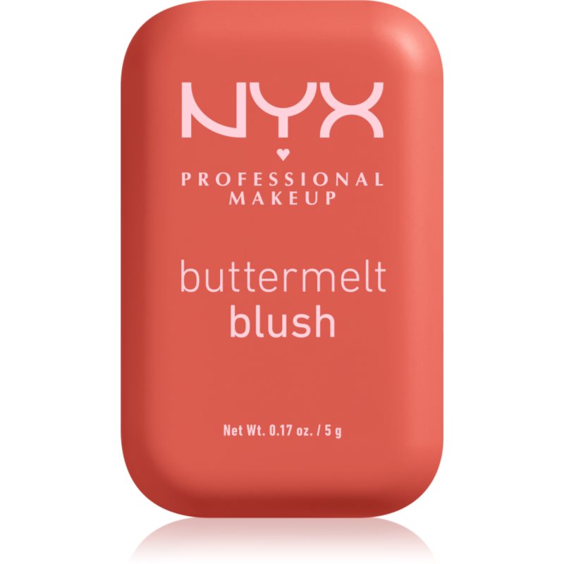 NYX Professional Makeup Buttermelt Blush fard de obraz sub forma de pudra culoare Butta Sunset Sorbet 5 g