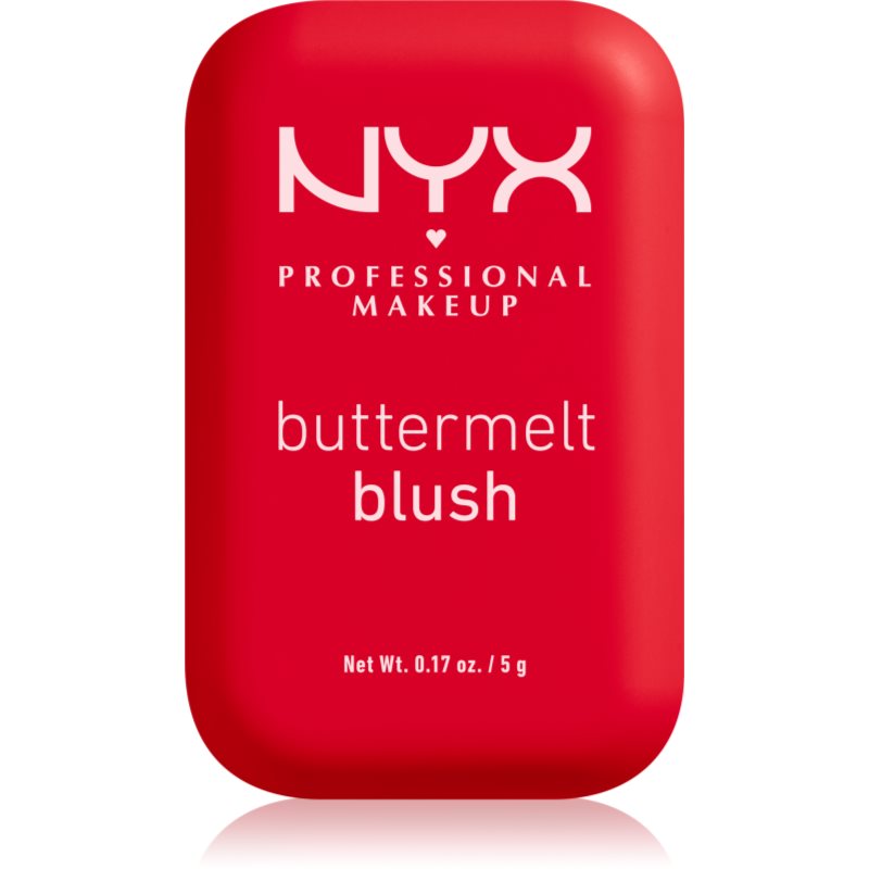 NYX Professional Makeup Buttermelt Blush fard de obraz sub forma de pudra culoare Butta Cherry Pop 5 g