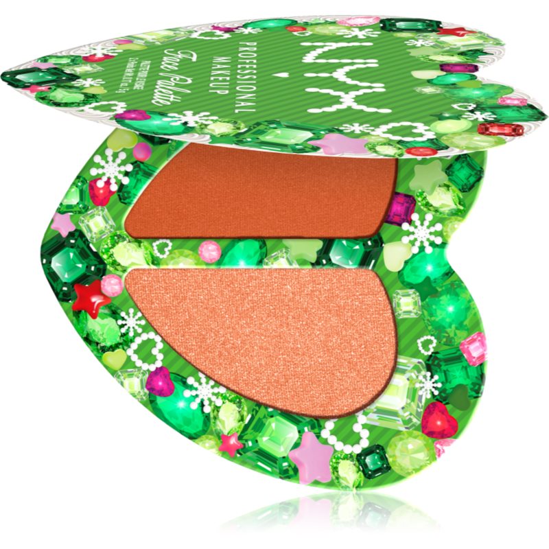 NYX Professional Makeup Face Palette Xmas paleta pentru fata multifunctionala culoare 01 10 g