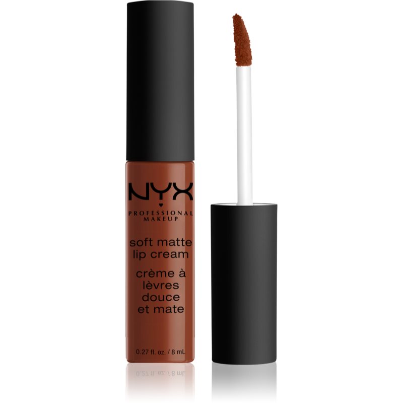 NYX Professional Makeup Soft Matte Lip Cream ruj lichid mat, cu textură lejeră culoare 23 Berlin 8 ml