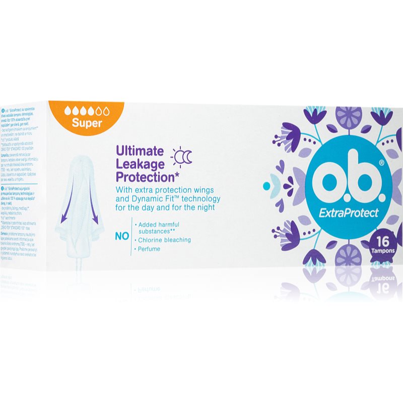 o.b. Extra Protect Super tampoane 16 buc