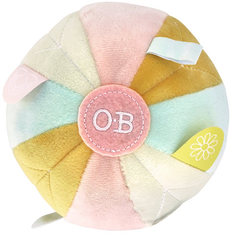 O.B Designs Sensory Ball jucărie de pluș Autumn Pink 3m+ 1 buc