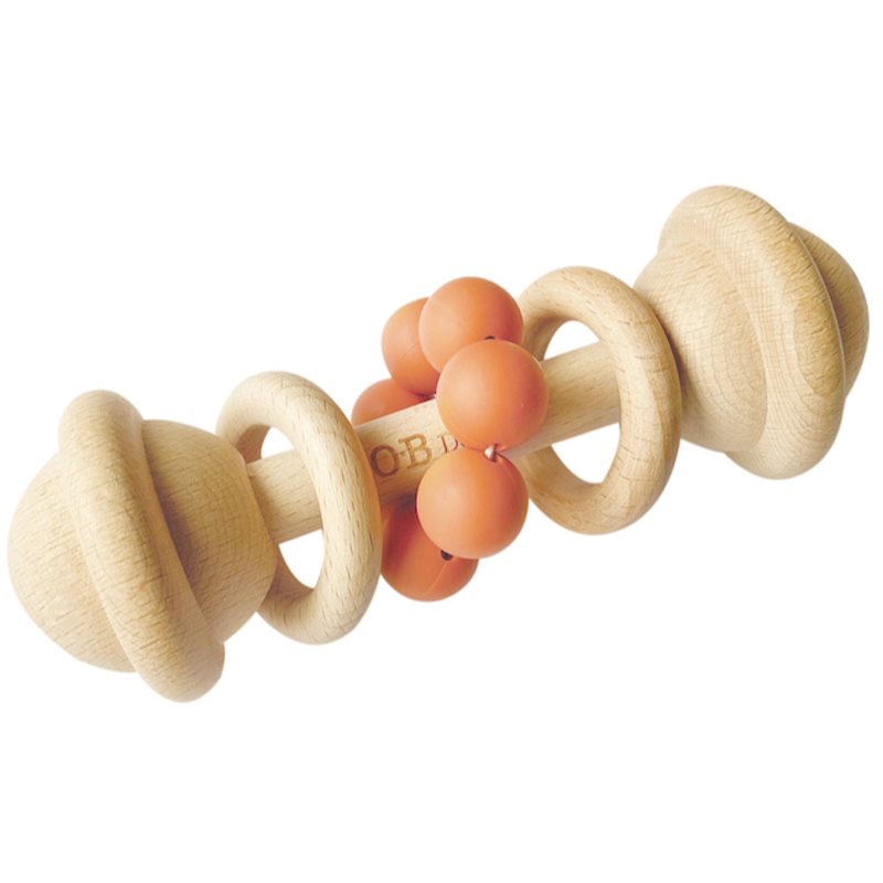 O.B Designs Rattle Toy jucărie zornăitoare Cinnamon 3m+ 1 buc