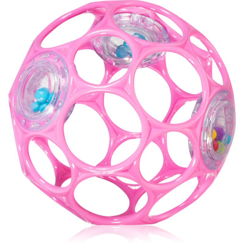 Oball Rattle jucărie zornăitoare 0 m+ Dark pink 1 buc