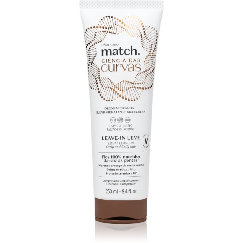 Match. Ciência das Curvas crema de par 250 ml