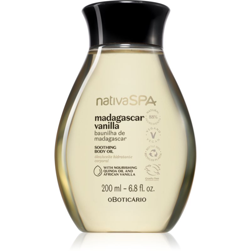 oBoticário Nativa SPA Madagascar Vanilla ulei pentru corp 200 ml