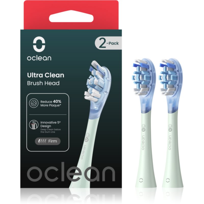 Oclean Ultra Clean UC01 capete de schimb Green 2 buc