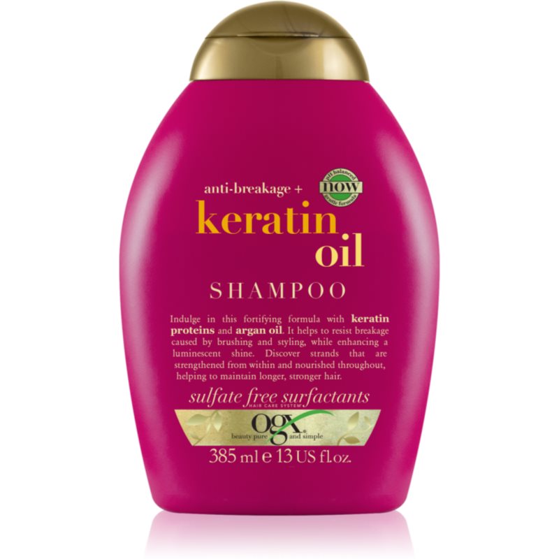 OGX Keratin Oil sampon fortifiant cu keratina si ulei de argan 385 ml