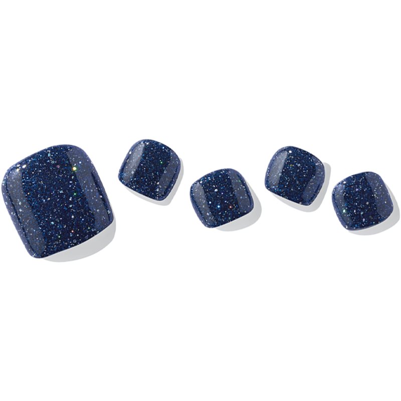ohora Semi Cured Gel Pedicure Strips P Starry Night folii autocolante pentru unghii pentru picioare culoare PB-016 1 buc