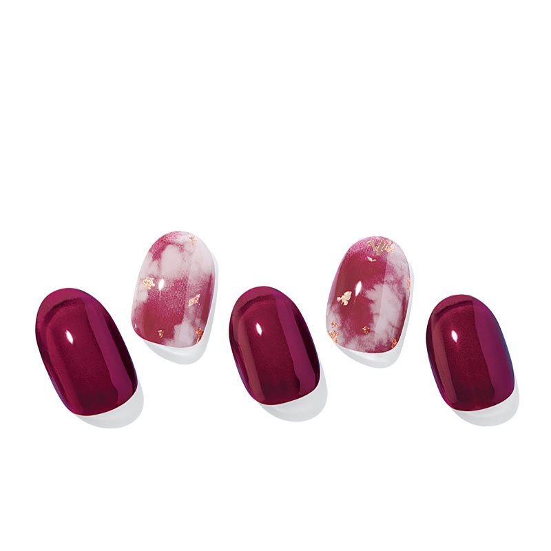 ohora Semi Cured Gel Nail Strips N Mulberry folii autocolante pentru unghii culoare ND-187 1 buc