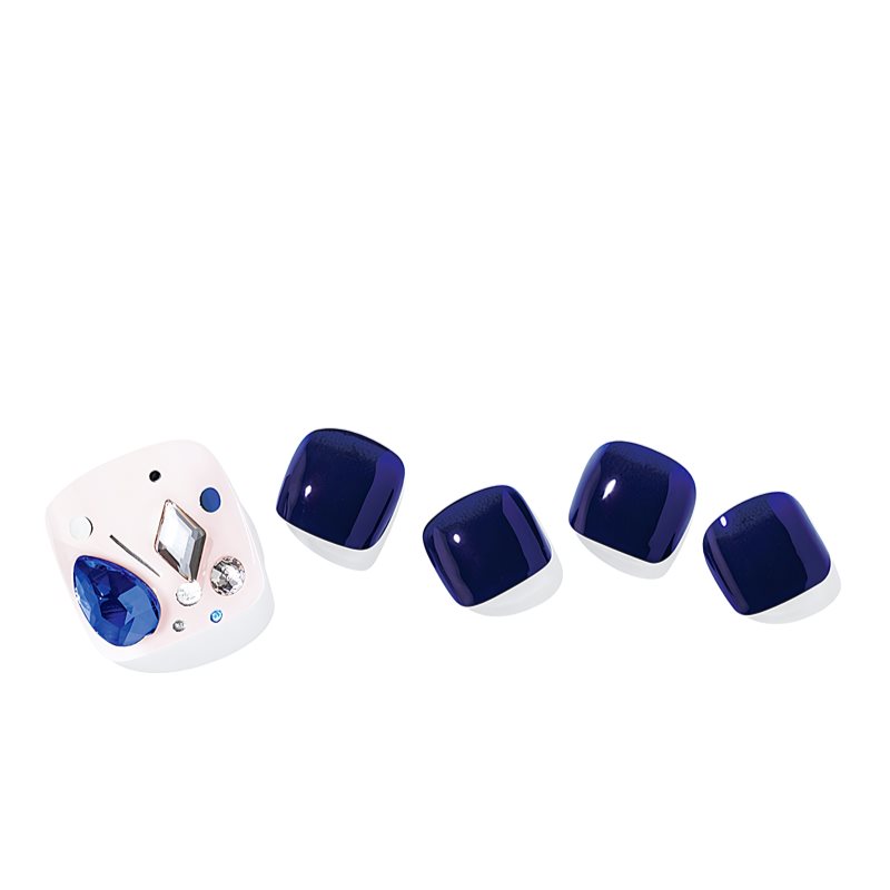 ohora Semi Cured Gel Pedicure Strips P Blue Drop folii autocolante pentru unghii pentru picioare culoare PP-031 1 buc