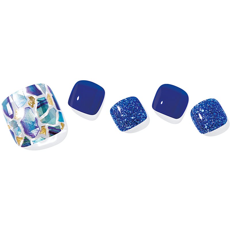 ohora Semi Cured Gel Pedicure Strips P Positano folii autocolante pentru unghii pentru picioare culoare PD-111 1 buc