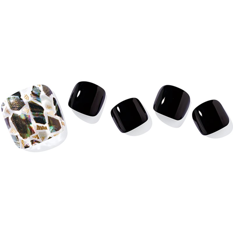 ohora Semi Cured Gel Pedicure Strips P Crunch folii autocolante pentru unghii pentru picioare culoare PD-112 1 buc