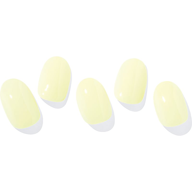 ohora Semi Cured Gel Nail Strips N Lemon Sugar folii autocolante pentru unghii culoare NB-001-G 1 buc