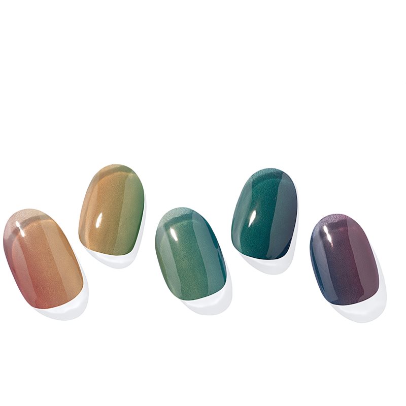 ohora Semi Cured Gel Nail Strips N Autumn Ombre folii autocolante pentru unghii culoare ND-017-G 1 buc