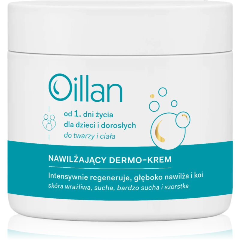 Oillan Derm Face and Body Cream Crema hidratanta pentru fata si corp pentru nou-nascuti si copii 500 ml