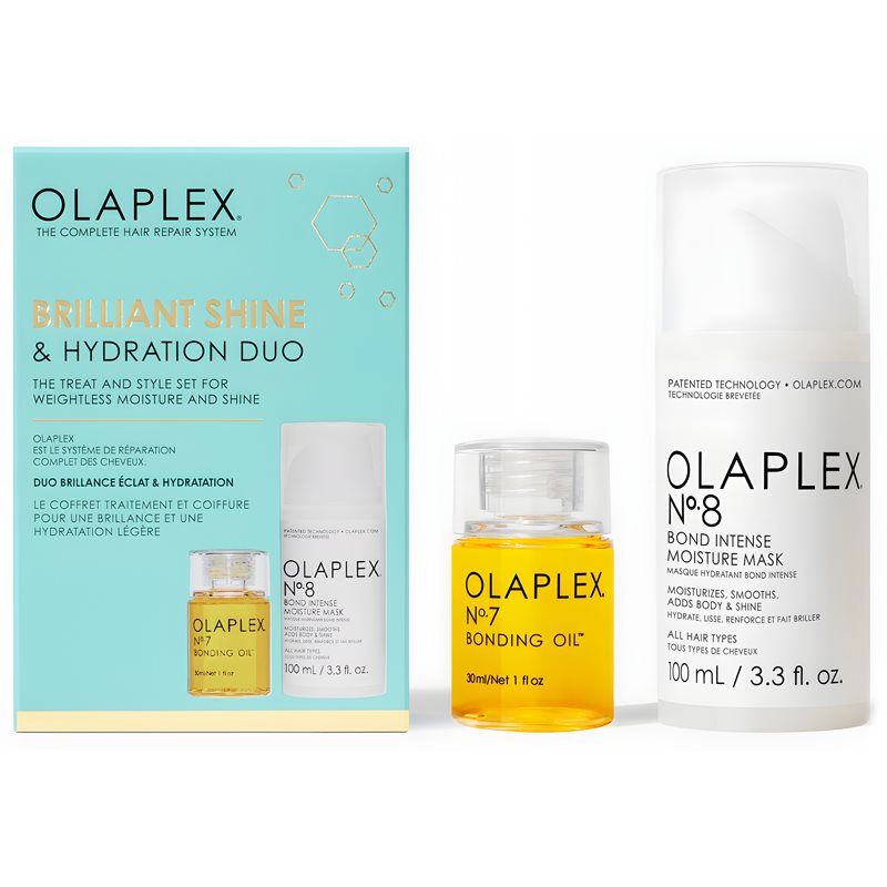 Olaplex Brilliant Shine & Hydration Duo ingrijire par pentru hidratare si stralucire