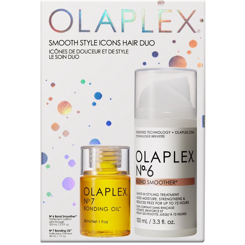 Olaplex Smooth Style Icons Hair Duo set pentru coafarea părului pentru netezirea parului 130 ml