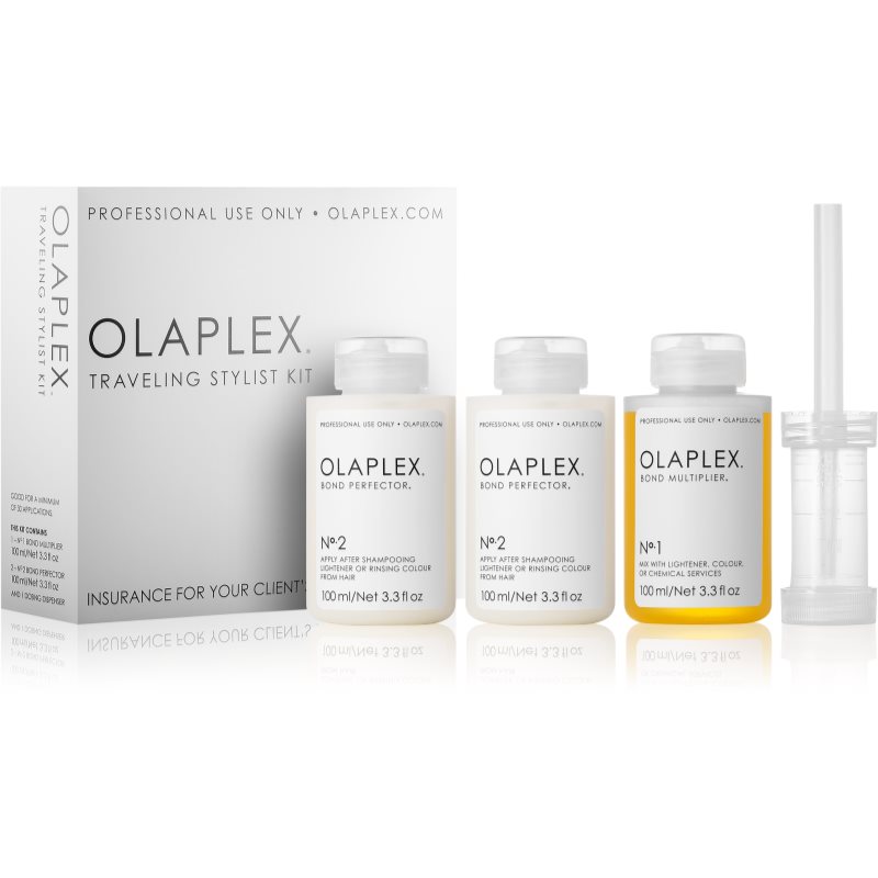 Olaplex Traveling Stylist Kit Seturi pentru voiaj pentru părul decolorat, vopsit și tratat chimic pentru femei