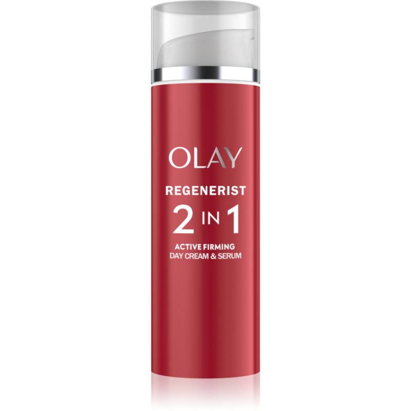 Olay Regenerist 2 in 1 Day Cream &amp; Serum cremă de zi și ser cu efect de fermitate antirid 2in1 50 ml