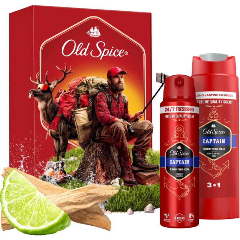 Old Spice Captain Outdoor Explorer set cadou