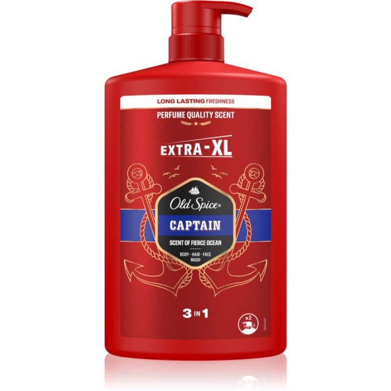 Old Spice Captain Gel de duș pentru bărbați 1000 ml