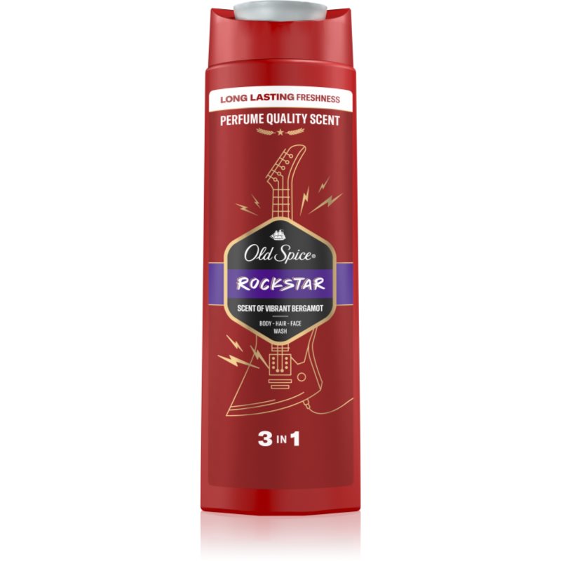 Old Spice RockStar Gel de duș pentru bărbați pentru față, corp și păr 400 ml