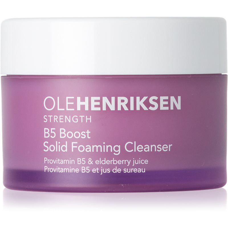 OLEHENRIKSEN Strength B5 Boost Hydrating Solid Foaming Gentle Cleanser lapte de curatare hidratant si hranitor 100 g