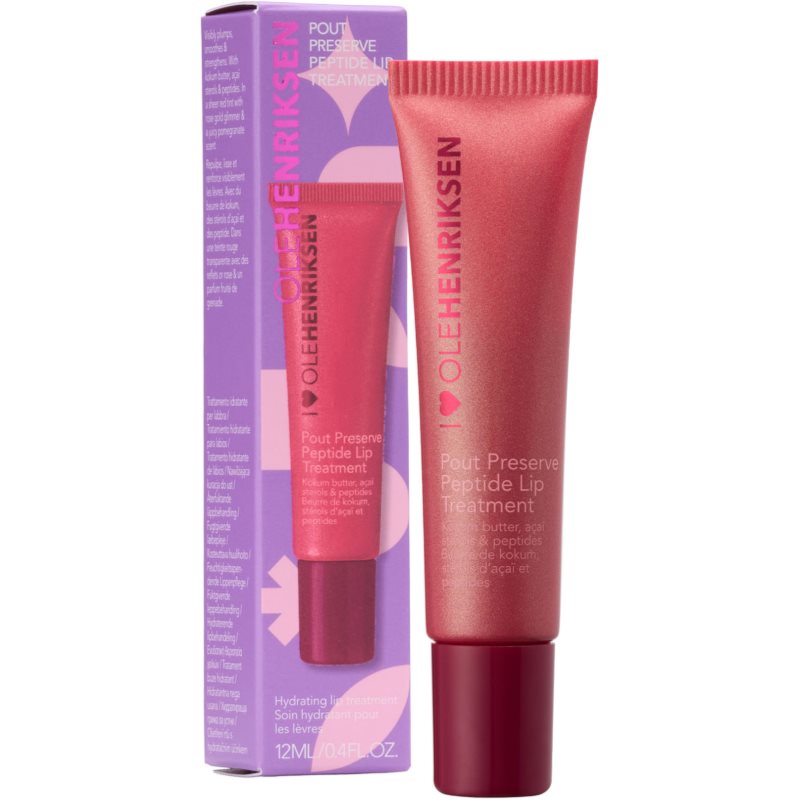 OLEHENRIKSEN Pout Preserve Peptide Lip Treatment lip gloss hidratant culoare Pomegranate Fizz Glimmer 12 ml