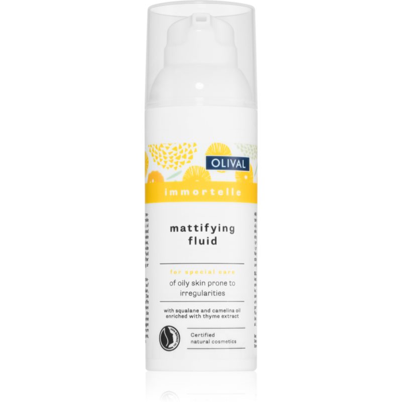 Olival Immortelle Mattifying Fluid fluid matifiant pentru pielea problematică și grasă 50 ml