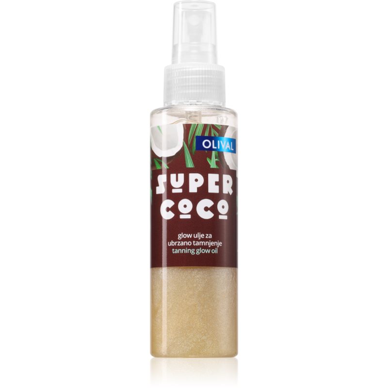 Olival SUPER Coco ulei pentru plaja cu particule stralucitoare 100 ml Olival SUPER Coco ulei pentru plaja cu particule stralucitoare 100 ml
