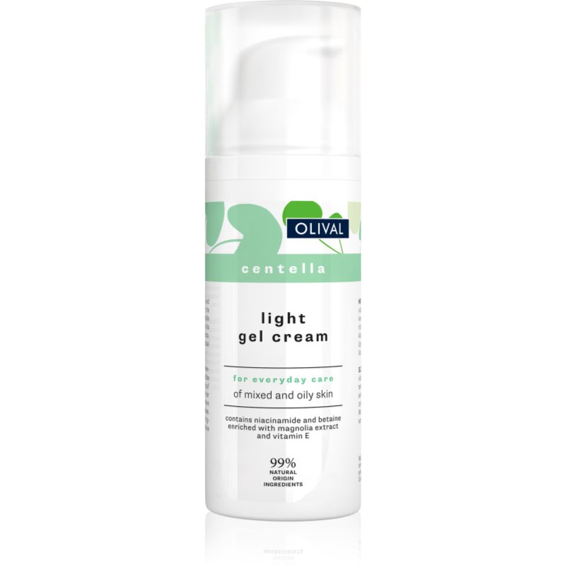 Olival Centella gel crema deschisa pentru piele mixta spre grasa 50 ml