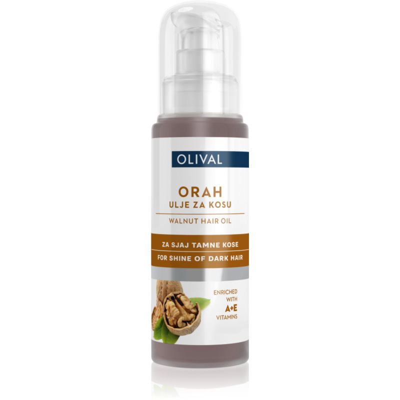 Olival Walnut ulei pentru par pentru părul închis la culoare 60 ml
