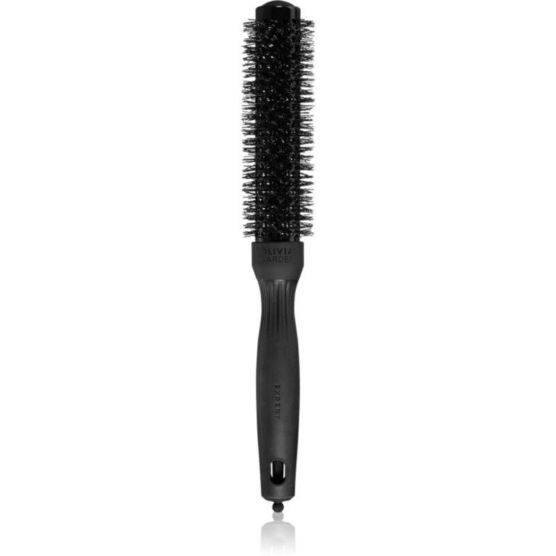 Olivia Garden Black Label Speed Wavy Bristles perie rotundă pentru păr pentru o uscare rapida ø 25 mm 1 buc