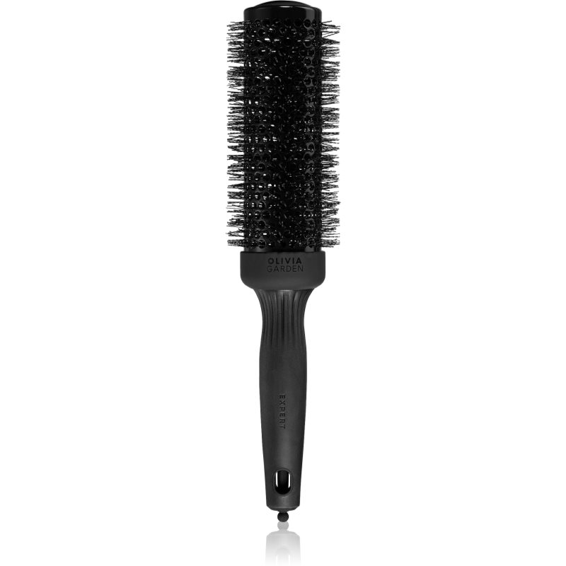 Olivia Garden Black Label Speed Wavy Bristles perie rotundă pentru păr pentru o uscare rapida ø 45 mm 1 buc