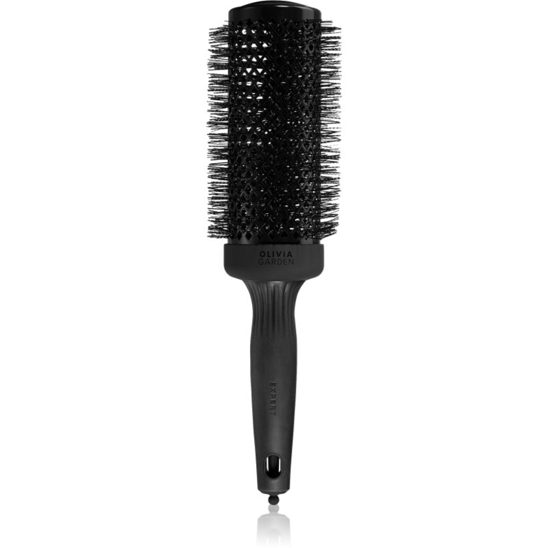 Olivia Garden Black Label Speed Wavy Bristles perie rotundă pentru păr pentru o uscare rapida ø 55 mm 1 buc